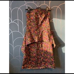 Betsey Johnson Floral Peplum Dress